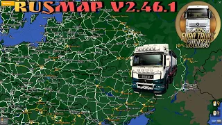 Карта RusMap v2.46.1для Euro Truck Simulator 2 (v1.46.x)