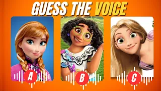 Guess These Disney Princesses By Their Voices | Disney Song Quiz Challenge 2024 | Elsa, Bella, Moana