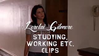 Lorelai Gilmore studying, working etc. clips