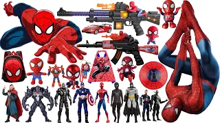 Spider Man action doll | Marvel popular toy collection | Marvel toy gun collection unboxing