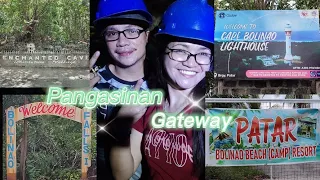 PANGASINAN GATEWAY + Popular tourist spot [Enchanted cave, Cape lighthouse & Bolinao Falls 1]