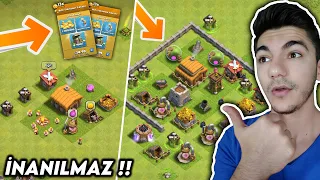 20 DAKİKADA HESABI FULLEDİM !! 5 İnşaatçının Gücü !!  - Clash Of Clans