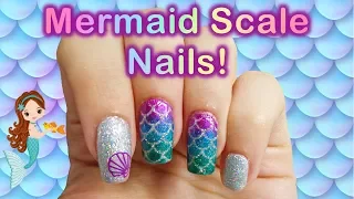 Mermaid Scale Nail Art Tutorial