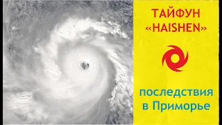 Тайфун «Хайшен» в Приморье 7 - 8 сентября 2020 года. Как это было глазами очевидцев