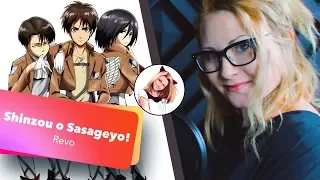 Attack on Titan Season 2 / Shinzou wo Sasageyo! (Nika Lenina Russian Version)