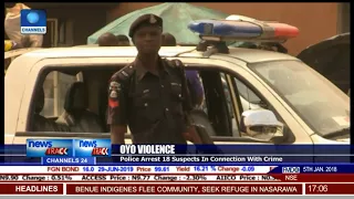 Police Arrest 18 Suspects In Connection With Crime In Oyo