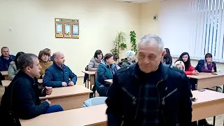 Зустріч нового директора Бортятинського НВК з колективом школи( Епізод 1)