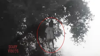 This Video Will Give You More Nightmares !! Ghost Hanging on a tree