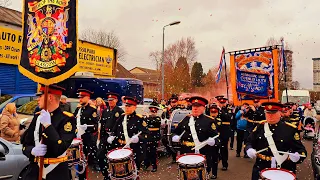 Milton Rising star JLOL 128 25 year anniversary parade - PRIDE OF THE NORTH FLUTE BAND 10thFeb 2024