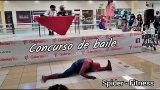 Concurso de baile en Galerias Tec / Bazar Otaku / Spider - Man bailando