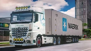 Truckers of Europe 3 😱👍 Transport Electronic parts 🪛👍💯 Mercedes Benz #gameplay #truckgames