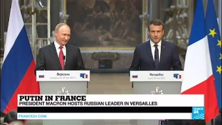 REPLAY - Watch French President Macron and Russian Leader Putin's Joint Press Conference