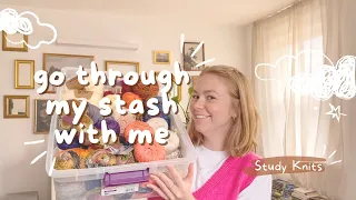 go through my stash with me! // planning projects and sorting through my medium sized stash
