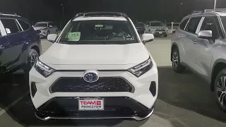 2022 Toyota RAV4 PRIME SE AWD in White Exterior Walkaround