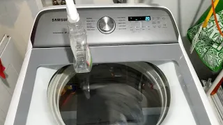 samsung washing machine medium load WA50R5200AW. Full washing spinning test#SamsungInsider. lavadora