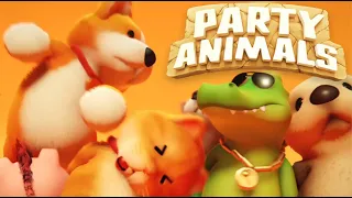 可愛さが限界突破したぐにゃぐにゃ動物乱闘ゲーム『Party Animals』