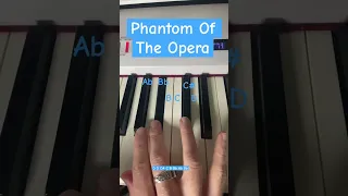 How to play The Phantom Of The Opera on piano or organ