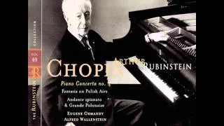 Rubinstein plays Chopin polonaise op 53 in A-flat major