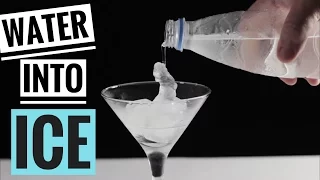 5 Amazing Tricks Instant Water Freezing into Ice