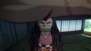 Demon Slayer/Kimetsu No Yaiba: Nezuko Refuses To Take Blood From Sanemi Shinazugawa HD English Sub