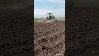 Старенький ЮМЗ.Культивація під сою.