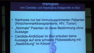 2/2: Dr. Thomas Fenner: Labordiagnostik bei Schimmelpilzexposition