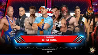 WWE 2K24 PC CHAMPIONSHIPBATTLE ROYAL you tube channel