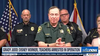 Grady Judd: Disney worker, teachers among 160 arrested in Polk County human trafficking investigatio