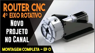 Fabricando 4º Eixo Rotativo para minha Router CNC - Ep.0