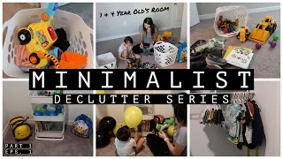 Minimalist Declutter Series | Part 1 Eps.1 | Declutter With Me | 4 Year Old Declutters #minimalist