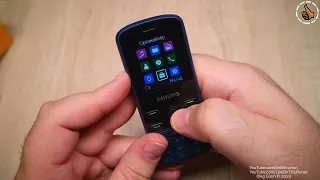 Philips E111 Xenium - лучший кнопочный моноблок без фотокамеры