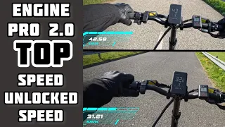 Engwe Engine Pro 2.0 - throttle and speed unlock and top speed test