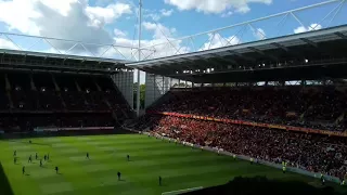 Les Corons lors du match Lens - Brest !