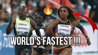 Shericka Jackson Vs Gabby Thomas | Women’s 200m in Monaco Diamond League 2023