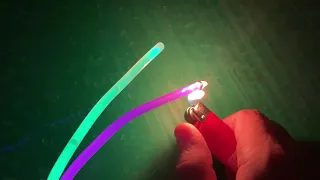 Why you should NEVER set fire to glow sticks