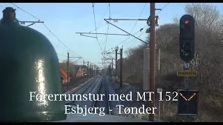 Führerstandsmitfahrt / Førerrumstur: Esbjerg - Tønder med MT152