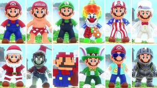 Super Mario Odyssey - All Costumes (DLC Included)