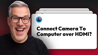 How to connect your camera to your computer via HDMI cable