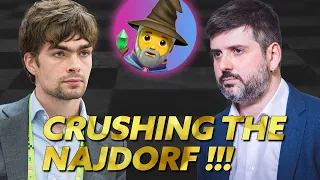 Crushing The Najdorf  | Chess World Cup 2023 Baku Round 3 | Peter Svidler vs. Jorden van Foreest
