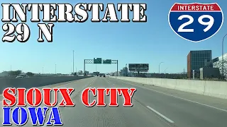 I-29 North - Sioux City - Iowa - 4K Highway Drive