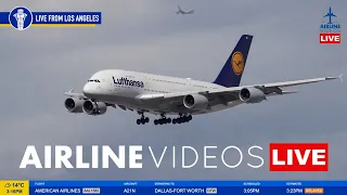 🔴LIVE LAX PLANE SPOTTING: Watch Arrivals and Departures