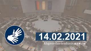 73. Plenarsitzung (Sondersitzung) vom 14.02.2021