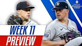 2 PITCHERS TO TRADE IN FANTASY! Week 11 Sleepers & Two-Start Pitchers! | Fantasy Baseball Advice