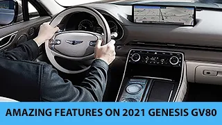 Top Amazing Features on 2021 Genesis GV80 SUV - INFOTAINMENT - CONNECTIVITY - 제네시스 CAR REVIEW