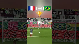 France vs Brazil world cup final penalty shootout|#fifa #fifa23 #shorts #youtube #viral