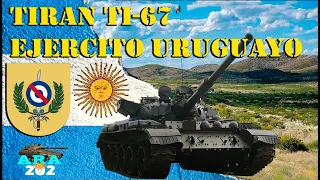 AL DETALLE  TI-67  "TIRAN" EL MBT DEL EJERCITO URUGUAYO.