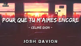 Pour que tu m'aimes encore - Céline Dion (Lyric Video)