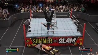 WWE 2K24 Jeff Hardy vs CM Punk TLC