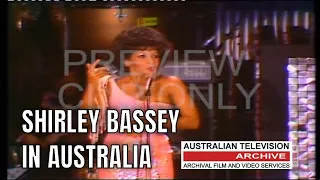 WATCH SHIRLEY BASSEY LIVE IN MELBOURNE, AUSTRALIA! - 1976