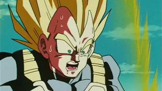 Vegeta Attacks Cell At the Cell Games!